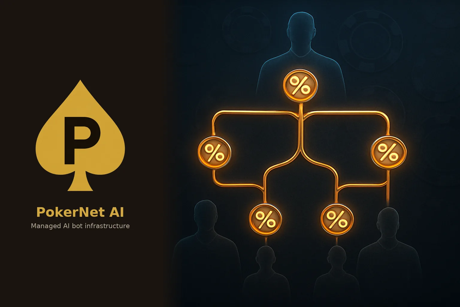Illustration for article: Poker Club Agent Commission Structure: How Rakeback Splits Actually Work